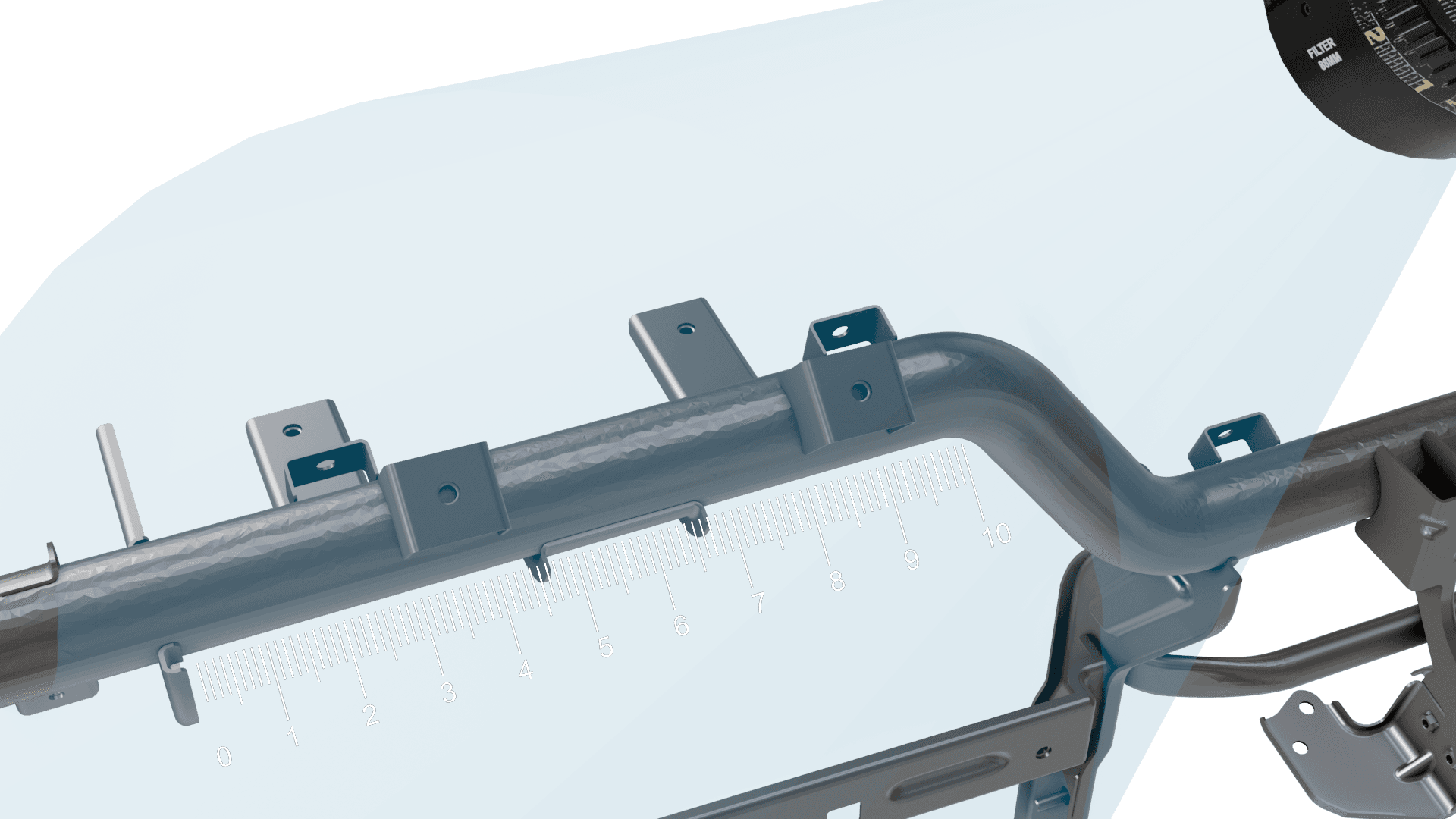 IUNA AI Dimensional Measurement - Precision measurement with scale overlay