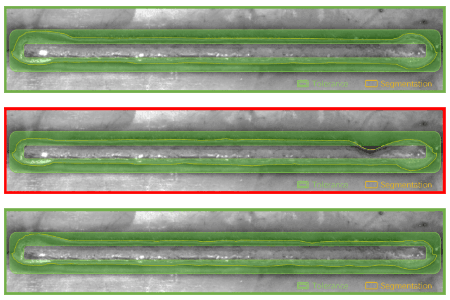 IUNA Weld Inspector - Tolerance and segmentation analysis