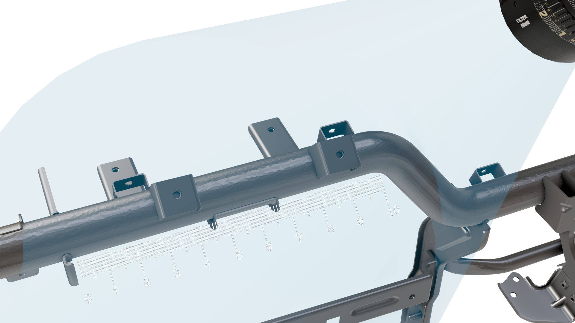 IUNA AI Dimensional Measurement - Precision measurement with scale overlay